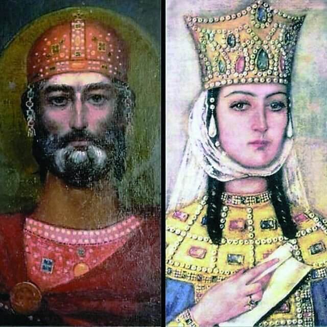 Царица Тамара и Давид Сослан 