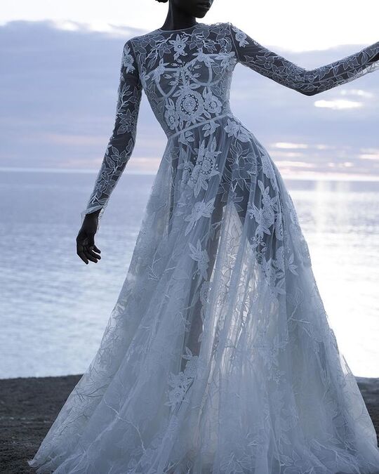 Кружевное платье