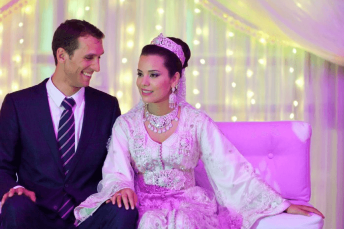 Жених и невеста в Марокко