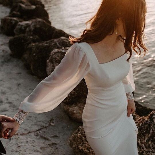 Квадратное декольте