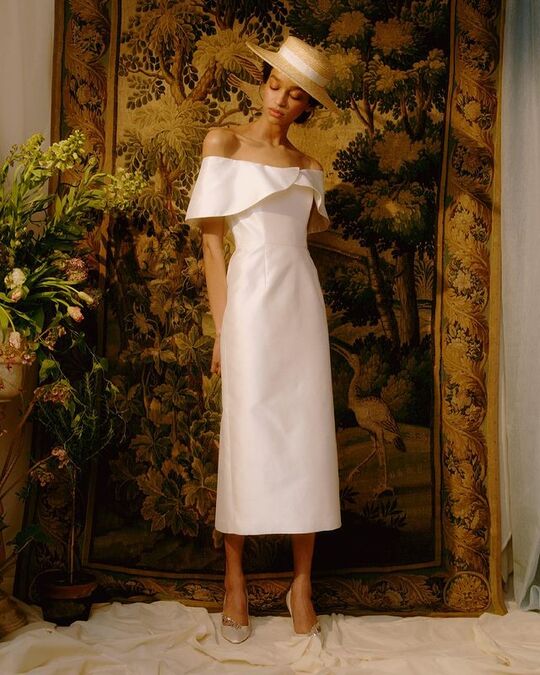 Укороченное платье