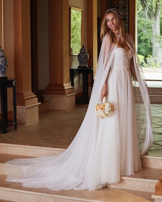 Длинная накидка