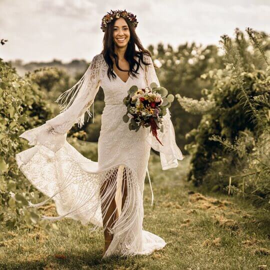 Бохо с элементами хиппи