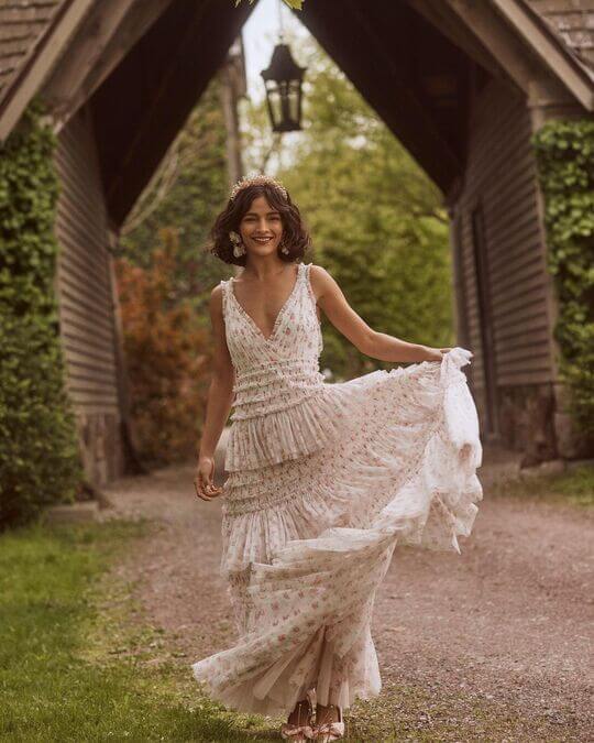 Платье с драпировкой