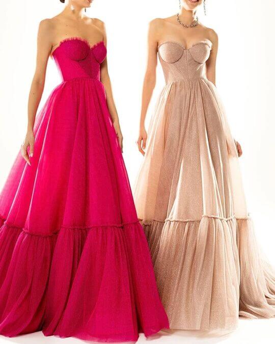 Вечернее платье для невесты