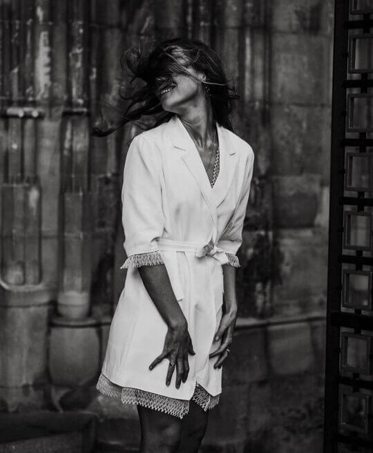 Платье в виде пиджака