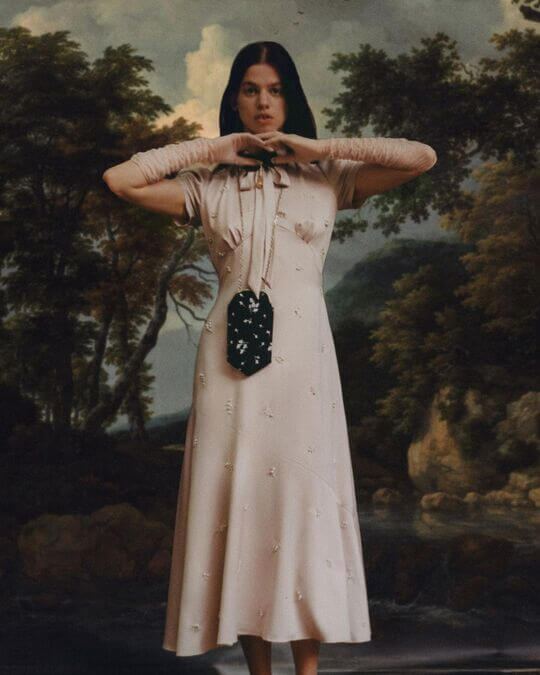 Платье в винтажном стиле