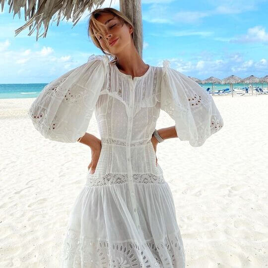 Платье в стиле рустик