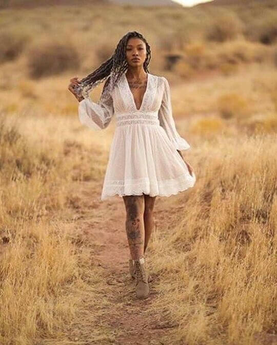 Короткое платье