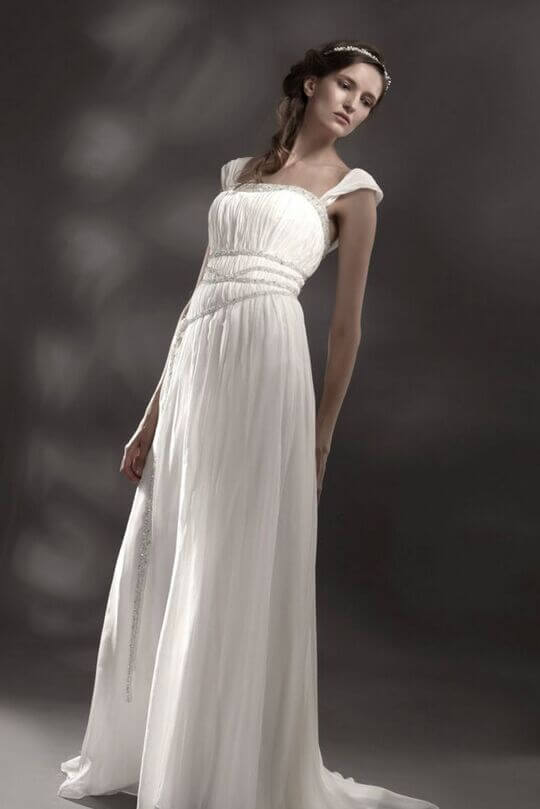 Платье ампир для церемонии в стили бохо