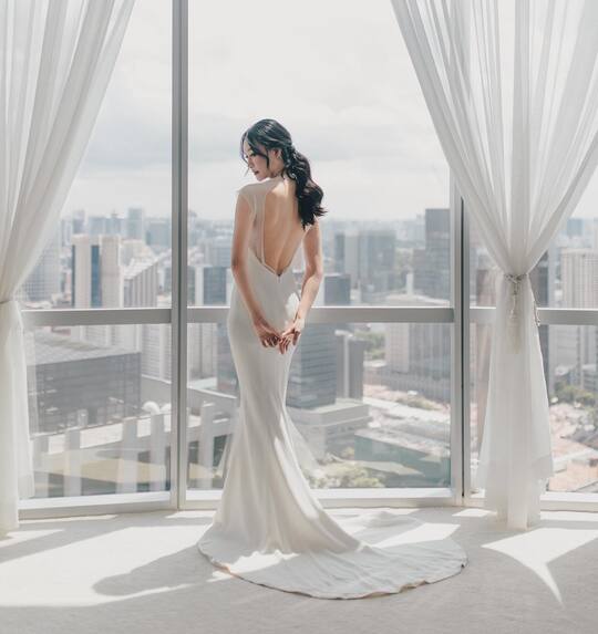 Peter Langner свадебный нижний хвост