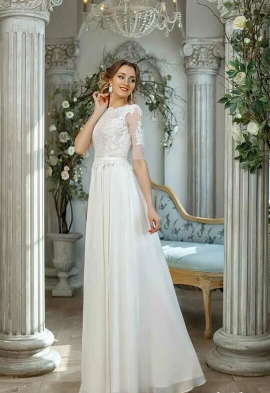 Строгое платье в стиле ампир