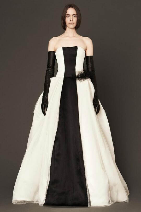 Платье колорблок