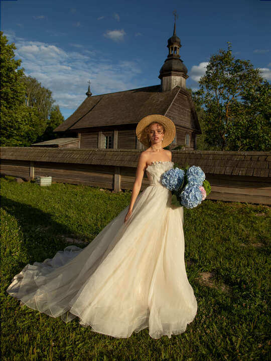 Свадебное платье от Rara Avis в стиле прованс