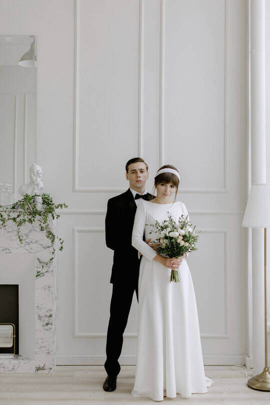 Платье в стиле лаконичный минимализм