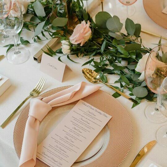 Свадебный стол