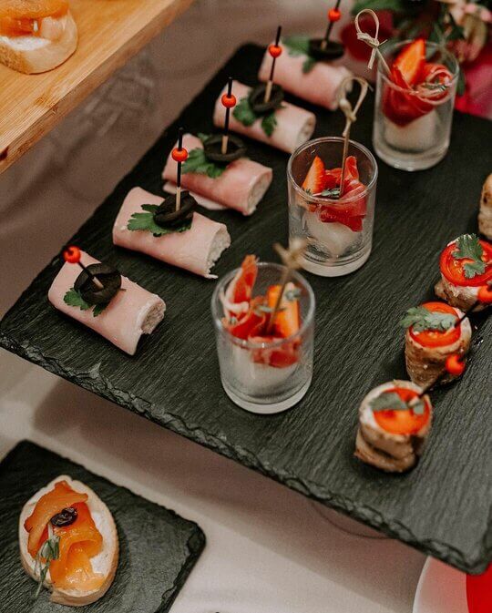 Свадебные закуски