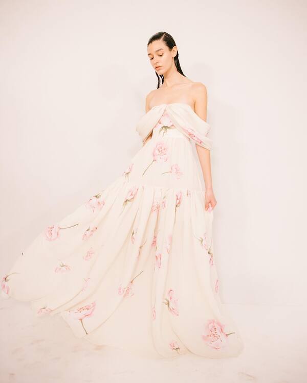 Свадебное платье из шифона