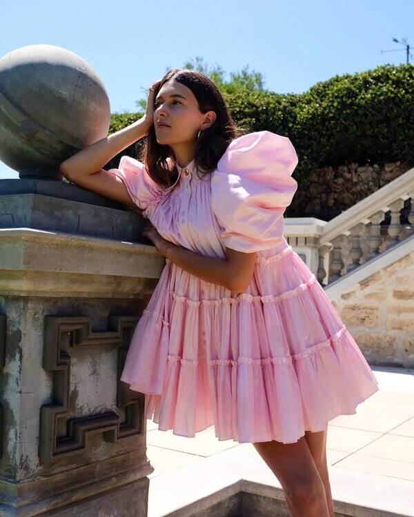 Короткая рубашка-платье