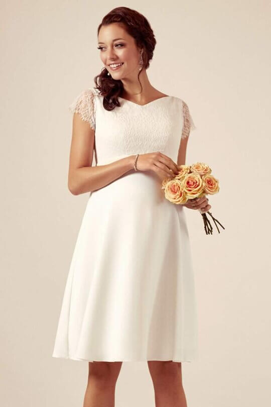 Свадебное платье миди