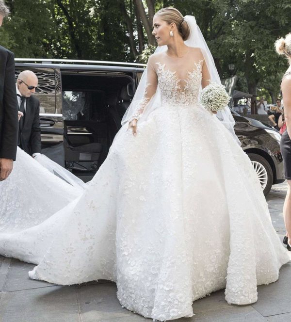 Кристальное платье для «бриллиантовой принцессы» от Michael Cinco