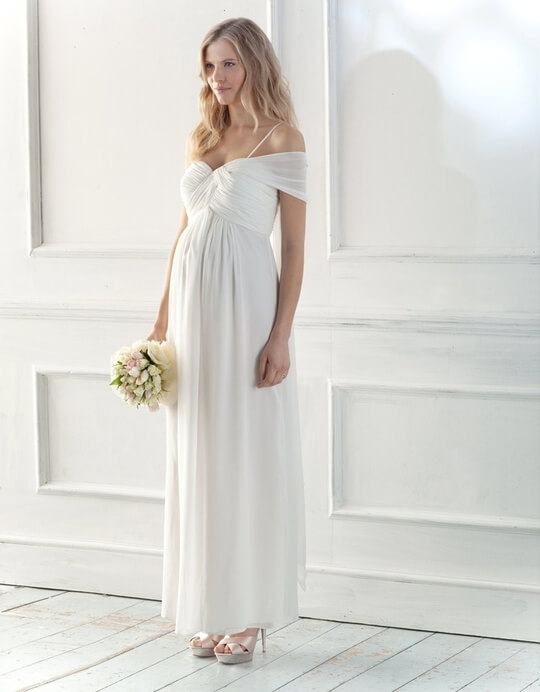 Как выбрать свадебное платье для беременных