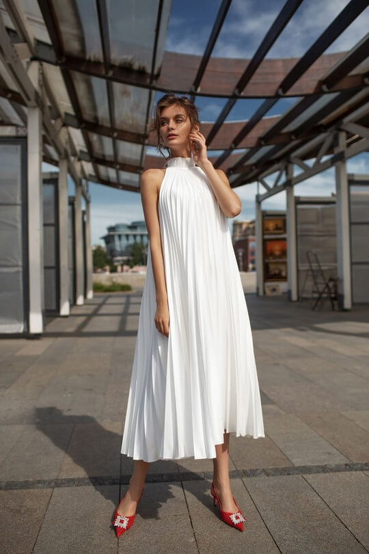 Свадебное платье-трапеция