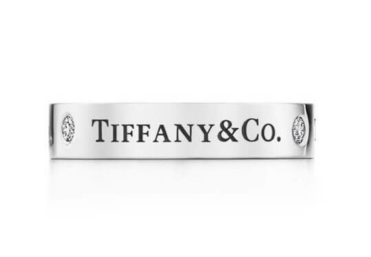 Кольцо из платины с бриллиантами, Tiffany & Co
