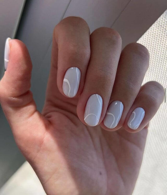 Маникюр на овал